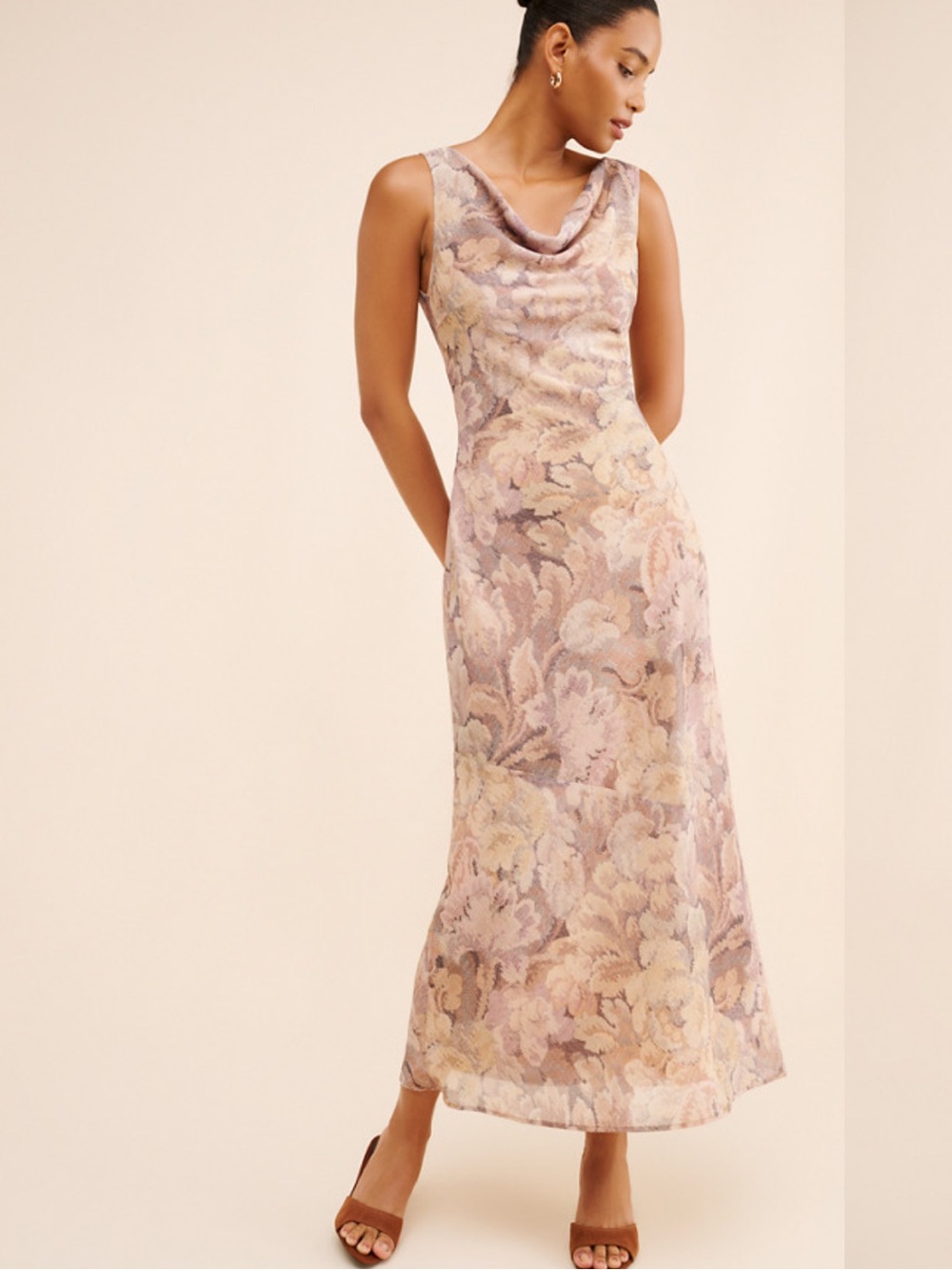 Hansen & Gretel Moss Maxi Dress SZ M